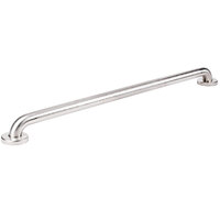 Bobrick B-6806.99X24 24 inch Handicapped Restroom Grab Bar with Peened Grip