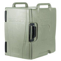 Carlisle IT40062 Cateraide™ IT Olive Front Loading Insulated Food Pan Carrier - Holds 6 Pans