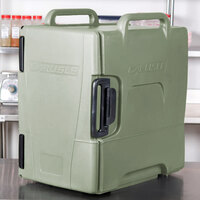 Carlisle IT40062 Cateraide™ IT Olive Front Loading Insulated Food Pan Carrier - Holds 6 Pans