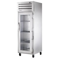 True STR1H-1G Spec Series 27 1/2" Glass Door Stainless Steel Reach-In Insulated Heated Holding Cabinet