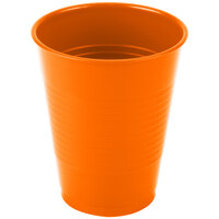 Creative Converting 28191081 16 oz. Sunkissed Orange Plastic Cup - 240/Case