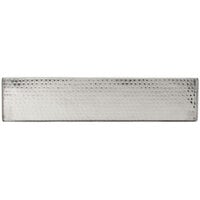 American Metalcraft HMST20 20 inch x 4 1/2 inch Hammered Stainless Steel Tray