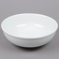 Tuxton BPB-5203 1.6 Qt. Porcelain White China Menudo / Pasta / Salad Bowl - 12/Case
