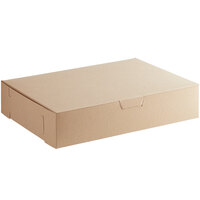 Baker's Mark 19" x 14" x 4" Kraft Half Sheet Cake / Bakery Box - 50/Bundle