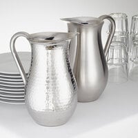 American Metalcraft SDWP64 Mirror Finish Stainless Steel 64 oz. Double Walled Bell Pitcher