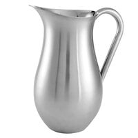 American Metalcraft SDWP64 Mirror Finish Stainless Steel 64 oz. Double Walled Bell Pitcher