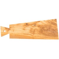 American Metalcraft OWB118 16 5/8 inch x 5 7/8 inch Olive Wood Serving Board