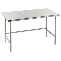 Advance Tabco TSS-306 30" x 72" 14 Gauge Open Base Stainless Steel Commercial Work Table