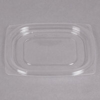 Dart C6DLR ClearPac Clear Snap-On Flat Lid for 4 and 6 oz. Plastic Containers - 1008/Case
