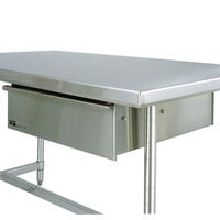Metro WTD51S 24" x 25" Stainless Steel Deluxe Work Table Drawer