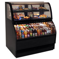 Structural Concepts Harmony HMBC6-QS 75 inch Refrigerated Dual Service Merchandiser Case - 24.2 Cu. Ft., 220V