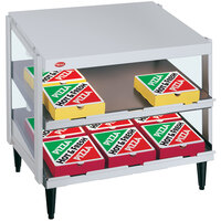Hatco GRPWS-2418D White Granite Glo-Ray 24 inch Double Shelf Pizza Warmer - 960W