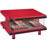 Hatco GR2SDS-48 Red Glo-Ray Designer 48 inch Slanted Single Shelf Merchandiser - 120V