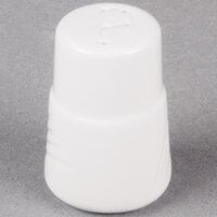 CAC GAD-PS Garden State 2 7/8" Bone White Porcelain Pepper Shaker - 48/Case
