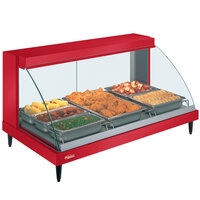 Hatco GRCD-3P Red 45 inch Glo-Ray Full Service Single Shelf Merchandiser - 120V, 1005W