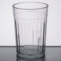 Carlisle 111007 Bistro 10 oz. Clear SAN Plastic Tumbler - 12/Case