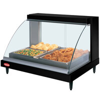 Hatco GRCDH-2P Black 33 inch Glo-Ray Full Service Single Shelf Merchandiser with Humidity Controls - 1030W