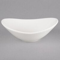 Tuxton AMU-402 Napa AlumaTux Pearl White (European White) 10 oz. China Capistrano Bowl - 12/Case