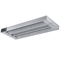 Hatco GRA-30D Glo-Ray 30 inch Aluminum Dual Infrared Warmer with 3 inch Spacer and Toggle Controls - 120V, 900W