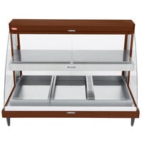 Hatco GRCDH-3PD Copper 46" Glo-Ray Full Service Double Shelf Merchandiser with Humidity Controls - 1960W