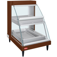Hatco GRCDH-1PD Copper 20" Glo-Ray Full Service Double Shelf Merchandiser with Humidity Controls - 1110W