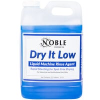 Noble Chemical 2.5 gallon / 64 oz. Dry It Low Rinse Aid gallon / Drying Agent for Low Temperature Dish Machines - 2/Case
