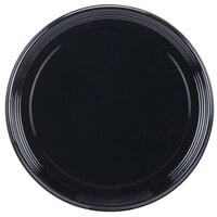 Sabert 9918 Onyx 18" Black Round Catering Tray - 36/Case