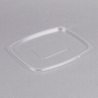Dart C64DLR ClearPac Clear Snap-On Flat Lid for 30, 48, and 64 oz. Plastic Containers - 252/Case