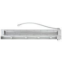 Hatco GRAHL-54 Glo-Ray 54 inch Aluminum Single High Wattage Infrared Lighted Warmer with Infinite Controls - 120V, 1490W