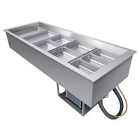 Hatco CWB-5 Five Pan Refrigerated Drop In Cold Food Well with Drain - 120V