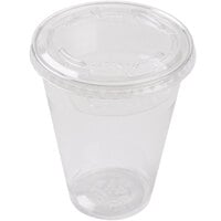 Narrow 9 oz. Parfait Cup with 2 oz. Fabri-Kal Insert and Flat Lid - 100/Pack