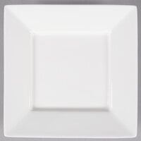 10 Strawberry Street WTR-5FTDSQ Whittier 5 1/4 inch White Square Porcelain Dish - 48/Case