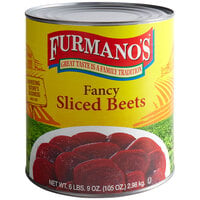 Furmano's Sliced Beets - #10 Can - 6/Case