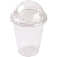 12 oz. Parfait Cup with 2 oz. Fabri-Kal Insert, Flat Lid and Dome Lid - 100/Pack