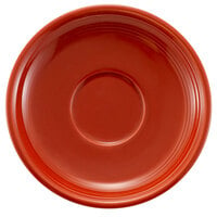 CAC TG-2-R Tango 6 inch Red Round Saucer - 36/Case