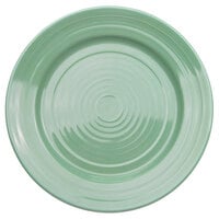CAC TG-8-G Tango 9 inch Green Round Plate - 24/Case