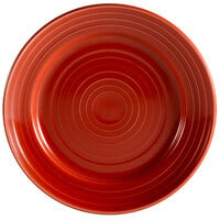 CAC TG-6-R Tango 6 1/2 inch Red Round Plate - 36/Case