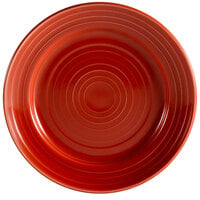 CAC TG-16-R Tango 10 1/2 inch Red Round Plate - 12/Case
