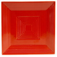 CAC TG-SQ8-R Tango 8 inch Red Square Plate - 24/Case