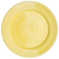 CAC TG-21-SFL Tango 12 inch Sunflower Round Plate - 12/Case