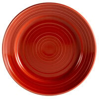 CAC TG-21-R Tango 12 inch Red Round Plate - 12/Case