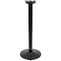 Lancaster Table & Seating 20 x 16 1/2 x 36 Folding Tray Stand Black Metal