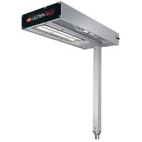 Hatco GRFSCL-18 Glo-Ray 9 inch Fry Station Overhead Warmer with Ceramic Elements, Lights, and Plug - 120V, 870W