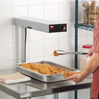 Hatco GRFS-24I Glo-Ray 6" Fry Station Overhead Warmer with Metal Elements, Plug, and Infinite Controls - 120V, 500W