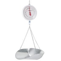 Cardinal Detecto MCS-40DP 40 lb. Hanging Scoop Scale with Double Dial