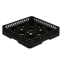 Vollrath TR10 Traex® Full-Size Black 9-Compartment 3 1/4 inch Glass Rack