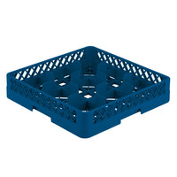 Vollrath TR10 Traex® Full-Size Royal Blue 9-Compartment 3 1/4 inch Glass Rack