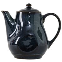 Tuxton GAN-101 TuxTrendz Artisan Night Sky 17 oz. China Tea Pot with Lid - 12/Case