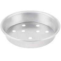 American Metalcraft PA90671.5 6 inch x 1 1/2 inch Perforated Standard Weight Aluminum Tapered / Nesting Pizza Pan