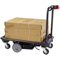 Lakeside 8165 PlusPower Battery Operated Platform Truck - 50 inch x 27 inch x 42 1/4 inch